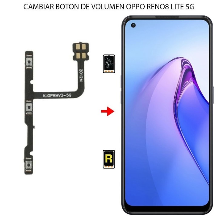 Cambiar Botón De Volumen Oppo Reno 8 Lite 5G