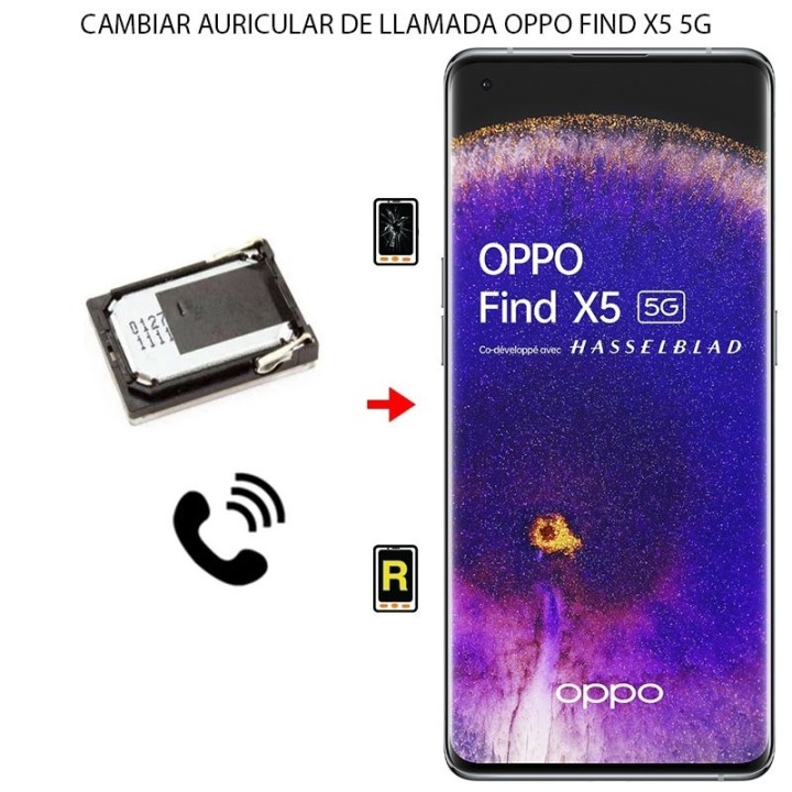 Cambiar Auricular De Llamada Oppo Find X5 5G