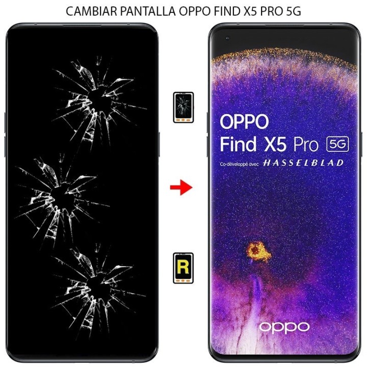 Cambiar Pantalla Oppo Find X5 Pro 5G Original