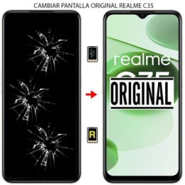 Cambiar Pantalla Realme C35 ORIGINAL