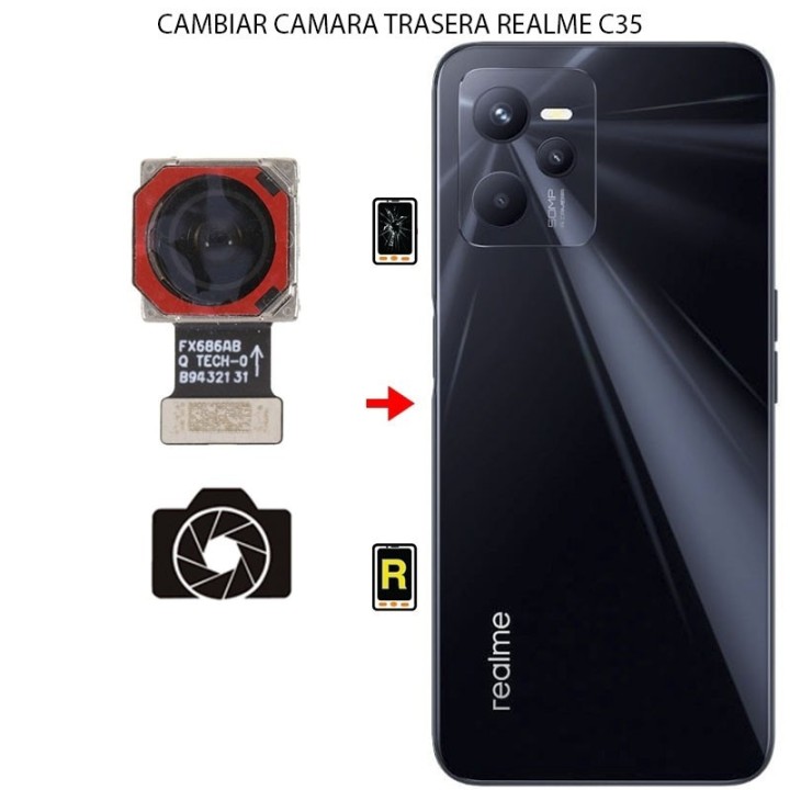 Cambiar Cámara Trasera Realme C35