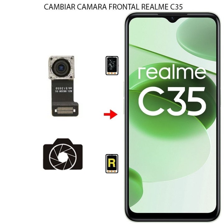 Cambiar Cámara Frontal Realme C35
