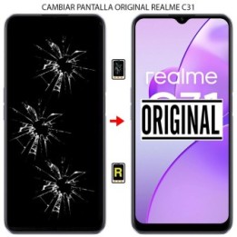 Cambiar Pantalla Realme C31 ORIGINAL