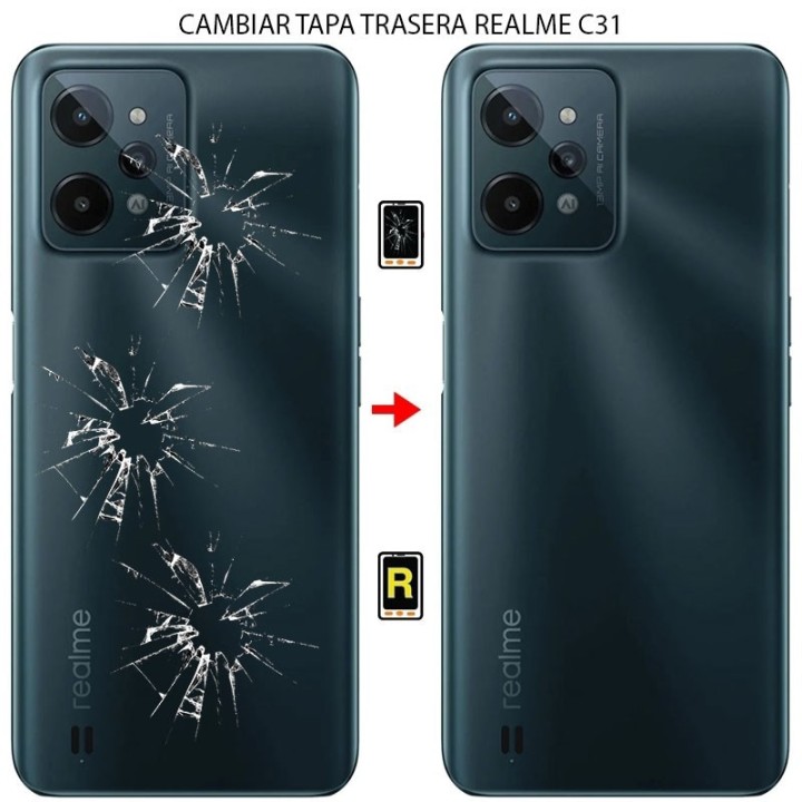 Cambiar Tapa Trasera Realme C31