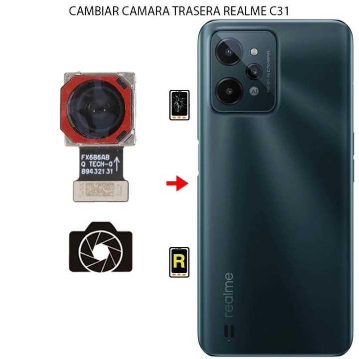 Cambiar Cámara Trasera Realme C31