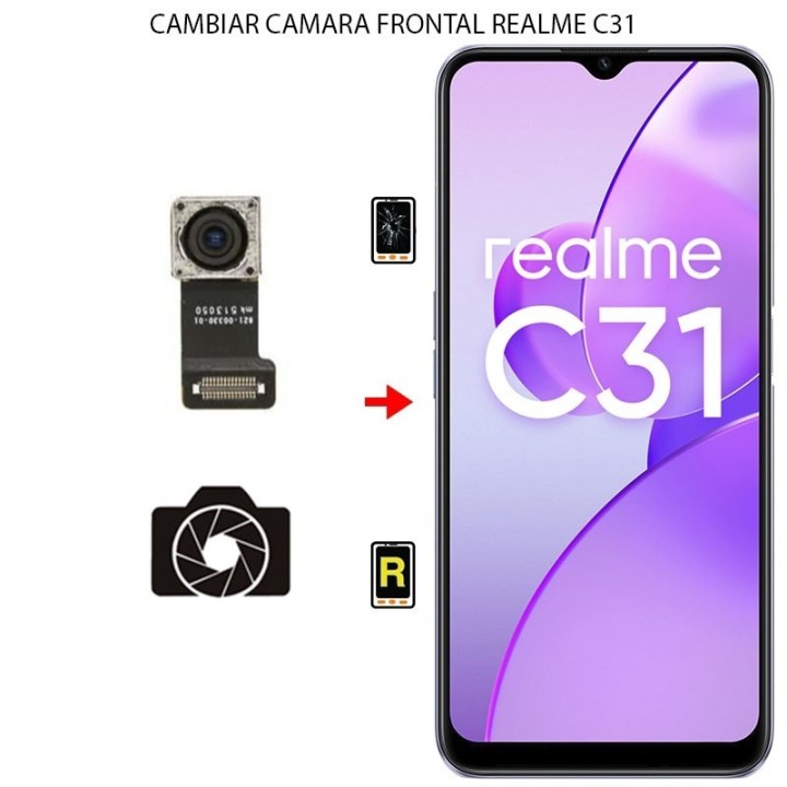 Cambiar Cámara Frontal Realme C31