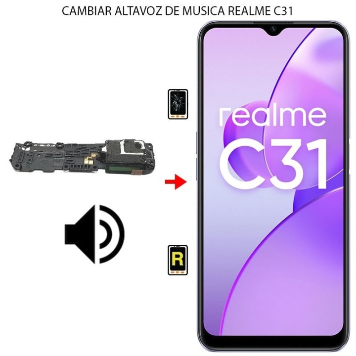 Cambiar Altavoz De Música Realme C31