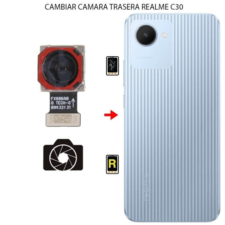 Cambiar Cámara Trasera Realme C30