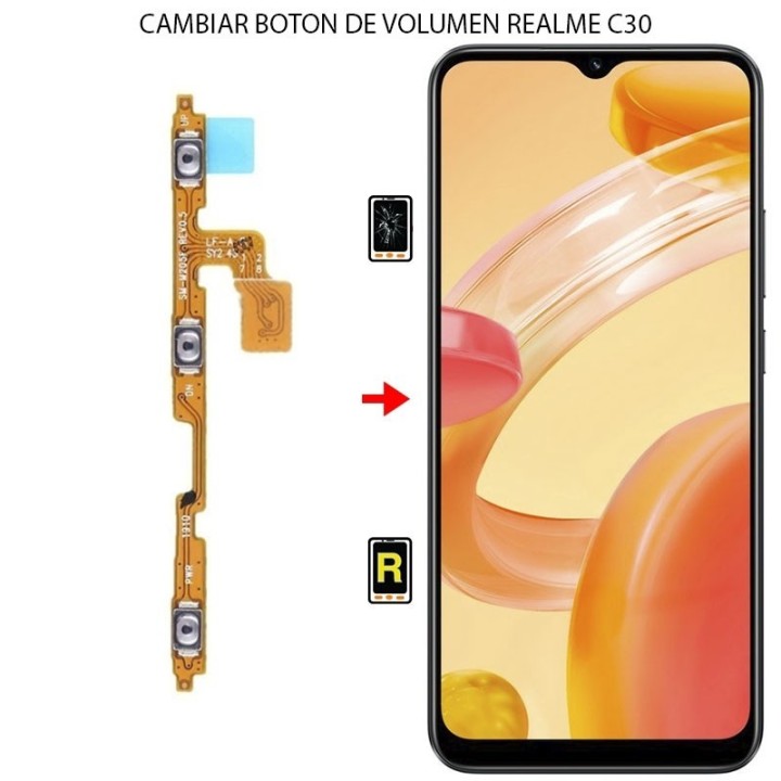 Cambiar Botón De Volumen Realme C30