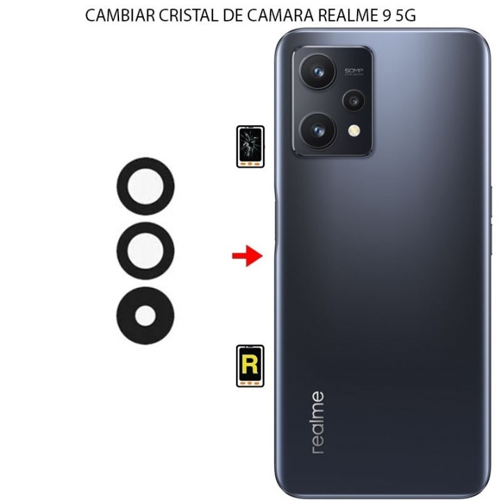 Cambiar Cristal Cámara Trasera Realme 9 5G