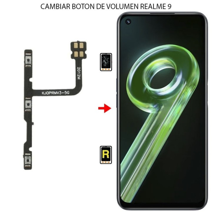 Cambiar Botón De Volumen Realme 9