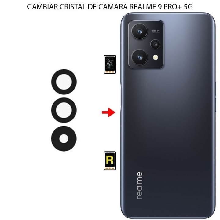 Cambiar Cristal Cámara Trasera Realme 9 Pro Plus
