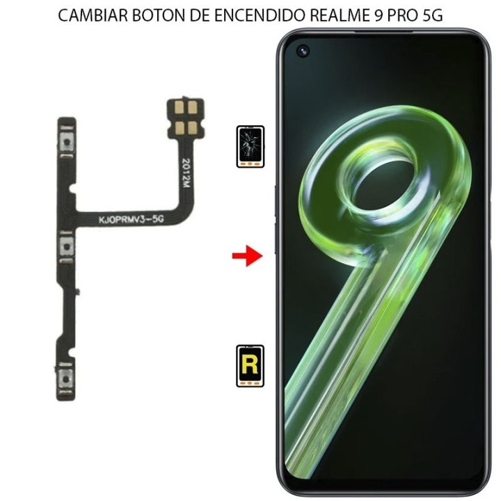 Cambiar Botón De Encendido Realme 9 Pro 5G