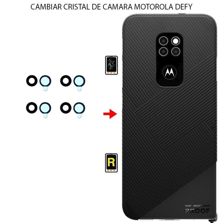 Cambiar Cristal Cámara Trasera Motorola Defy