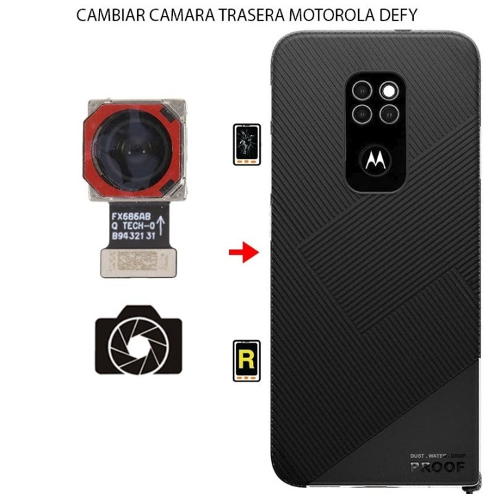 Cambiar Cámara Trasera Motorola Defy