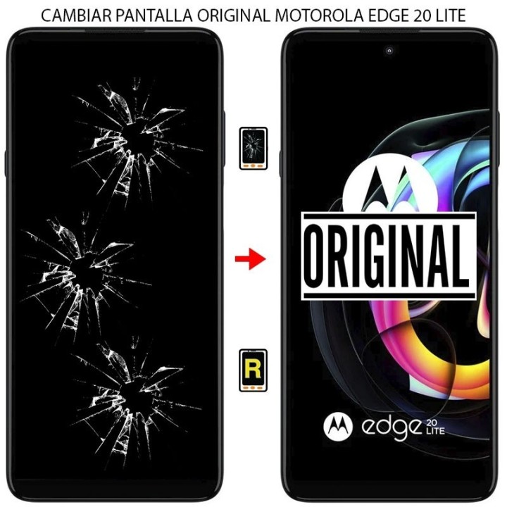 Cambiar Pantalla Motorola Edge 20 Lite Original