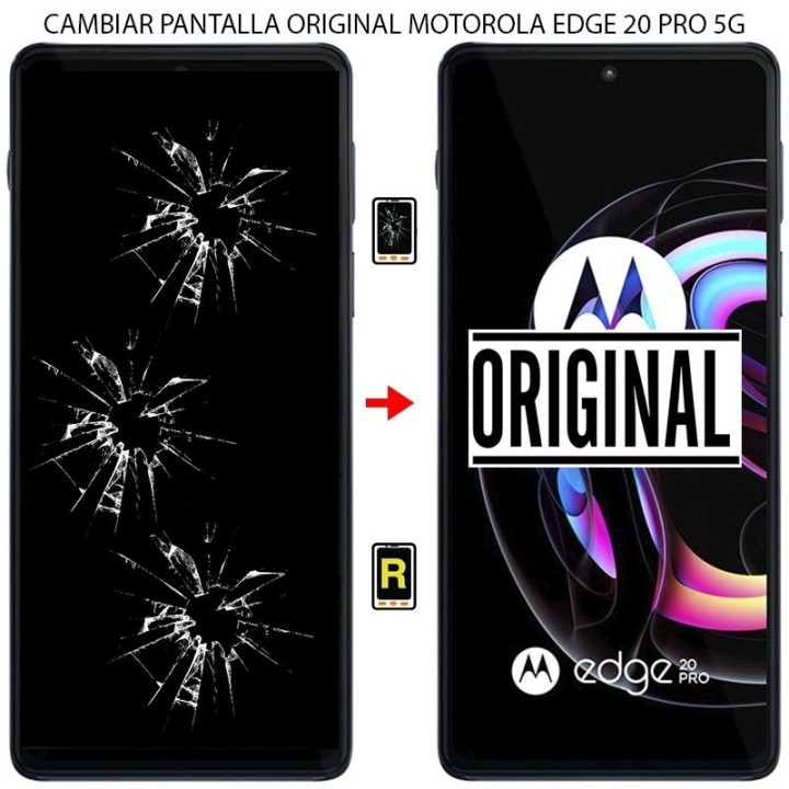 Cambiar Pantalla Motorola Edge 20 Pro Original