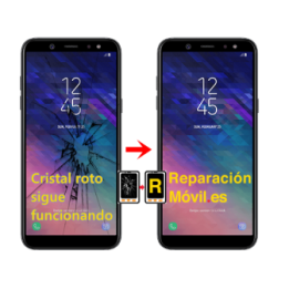 Cambiar Cristal Samsung A6 plus A605