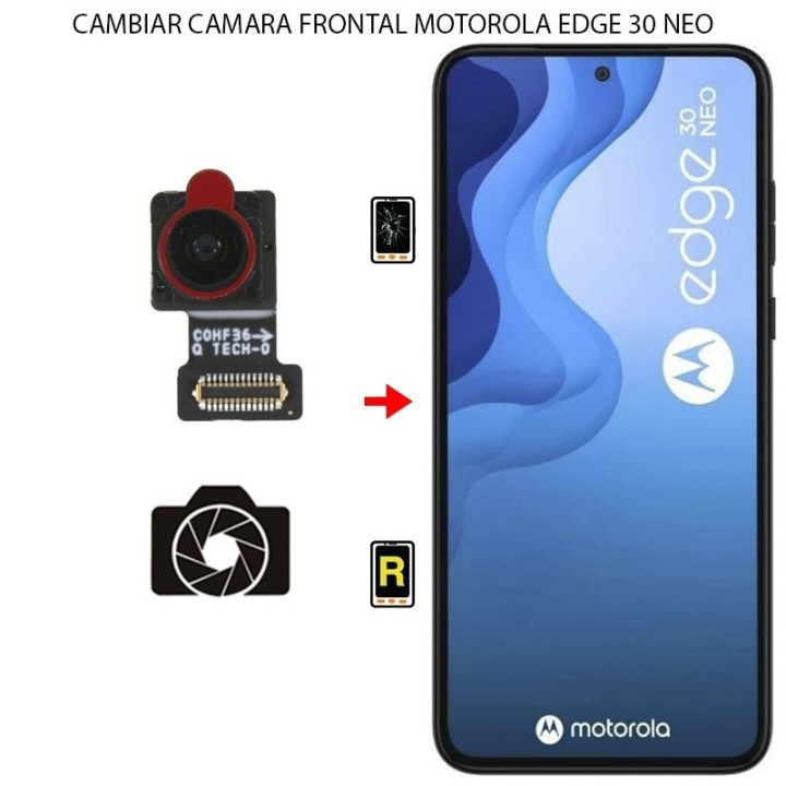 Cambiar Cámara Frontal Motorola Edge 30 Neo