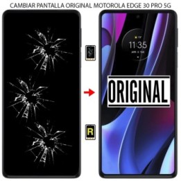 Cambiar Pantalla Motorola Edge 30 Pro ORIGINAL CON MARCO