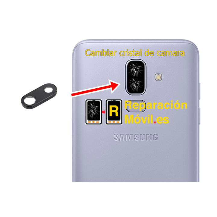Cambiar Cristal de Camara Samsung J8 (2018)