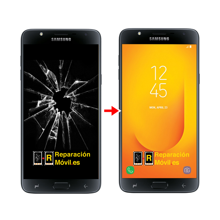 Cambiar Pantalla original Samsung J7 2018 J720F