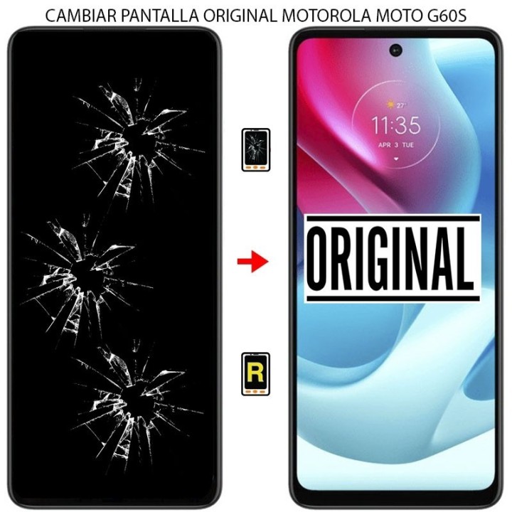 Cambiar Pantalla Motorola Moto G60S ORIGINAL
