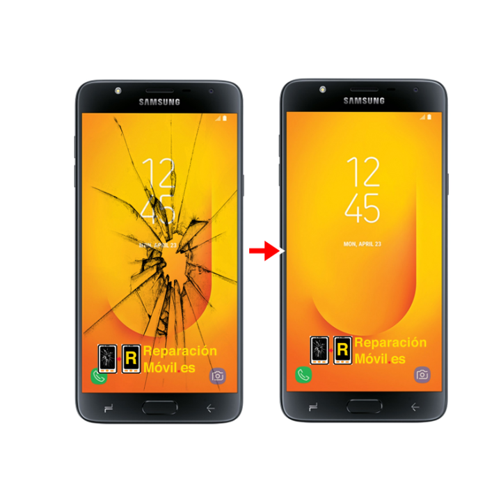 Cambiar Cristal Samsung J7 (2018) J720F