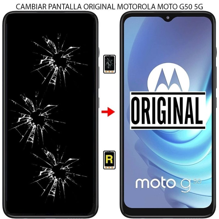 Cambiar Pantalla Motorola Moto G50 5G ORIGINAL