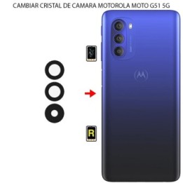 Cambiar Cristal Cámara Trasera Motorola Moto G51 5G