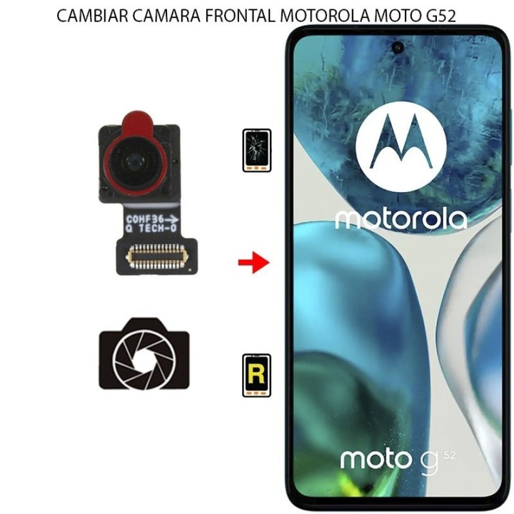 Cambiar Cámara Frontal Motorola Moto G52