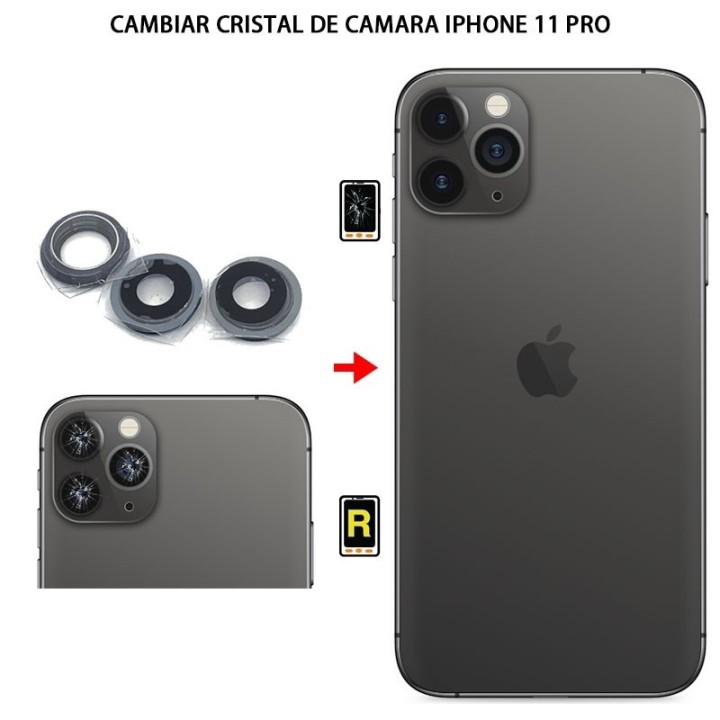 Cambiar Cristal Cámara iPhone 11 Pro