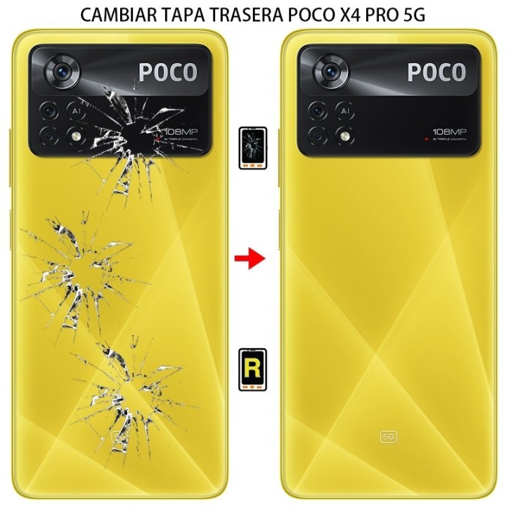 Cambiar Tapa Trasera Xiaomi Poco X4 Pro