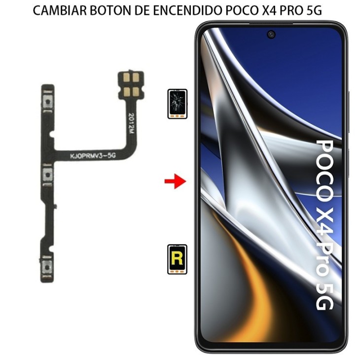 Cambiar Botón De Encendido Xiaomi Poco X4 Pro