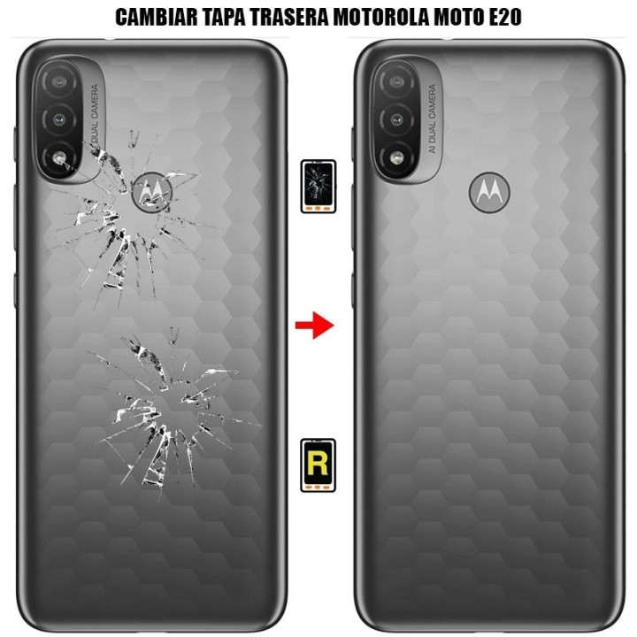 Cambiar Tapa Trasera Motorola Moto E20