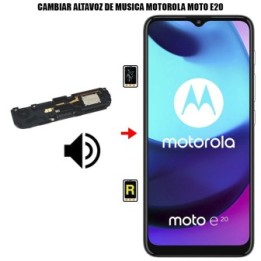Cambiar Altavoz De Música Motorola Moto E20