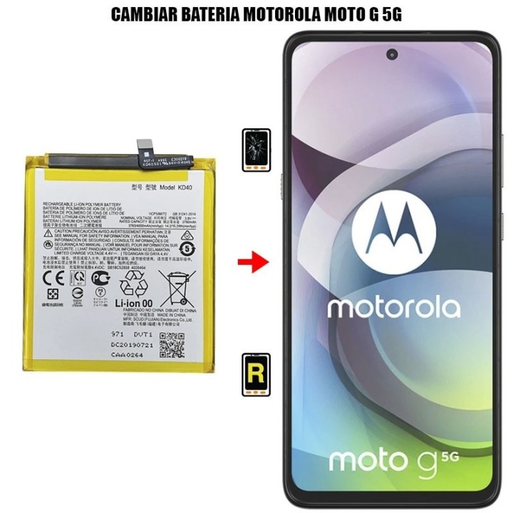 Cambiar Batería Motorola Moto G 5G