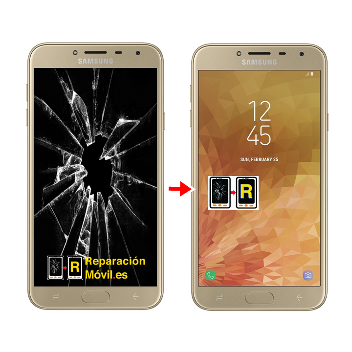 Cambiar pantalla Samsung J4 2018