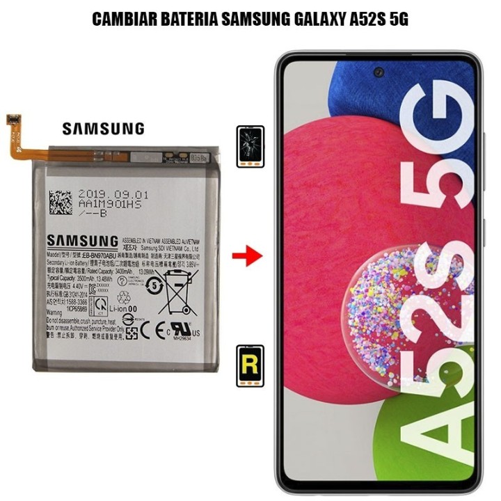 Cambiar Batería Samsung Galaxy A52S 5G
