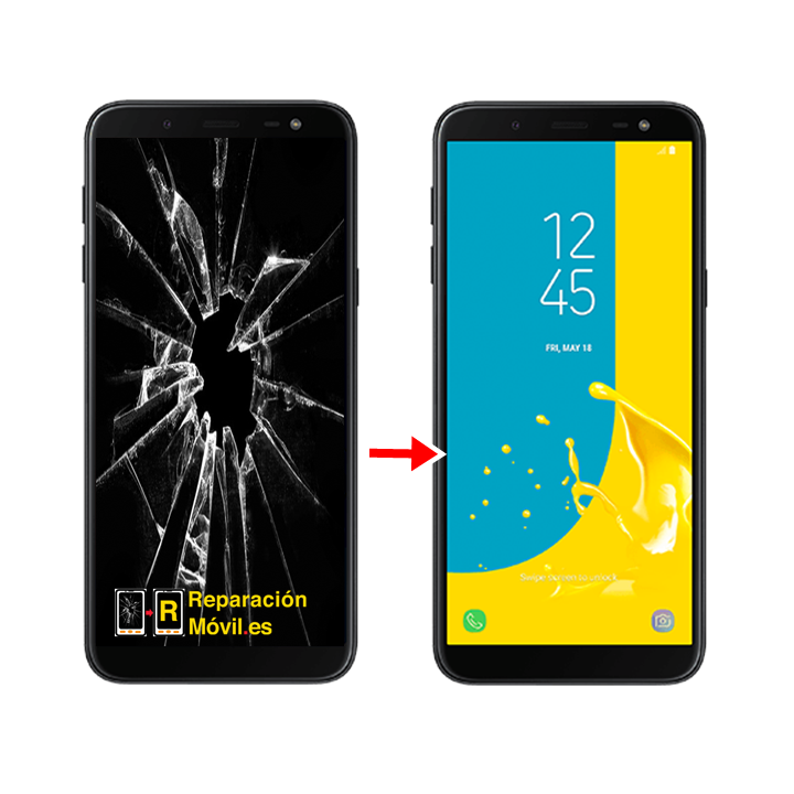 Cambiar Pantalla Samsung J6 2018