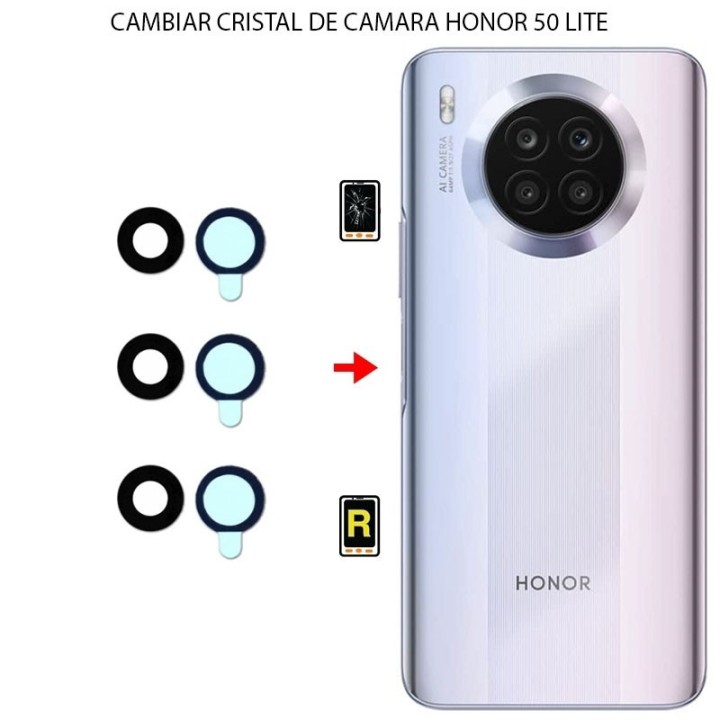 Cambiar Cristal Cámara Trasera Honor 50 Lite