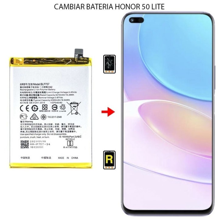 Cambiar Batería Honor 50 Lite