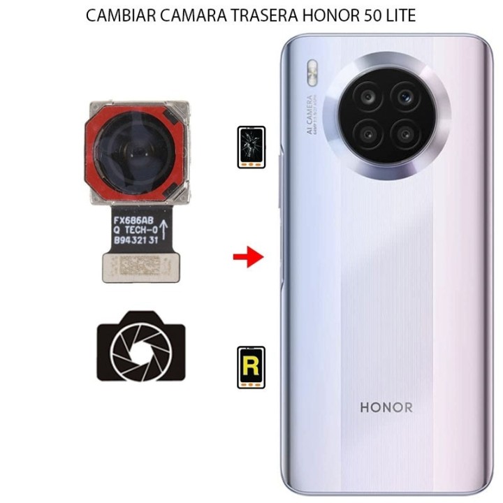 Cambiar Cámara Trasera Honor 50 Lite