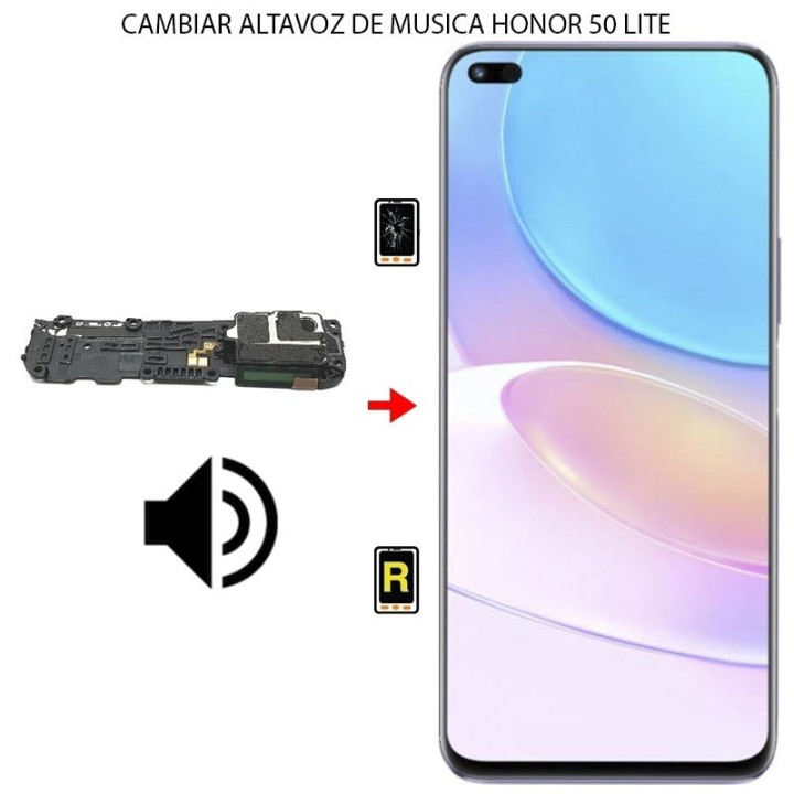 Cambiar Altavoz De Música Honor 50 Lite