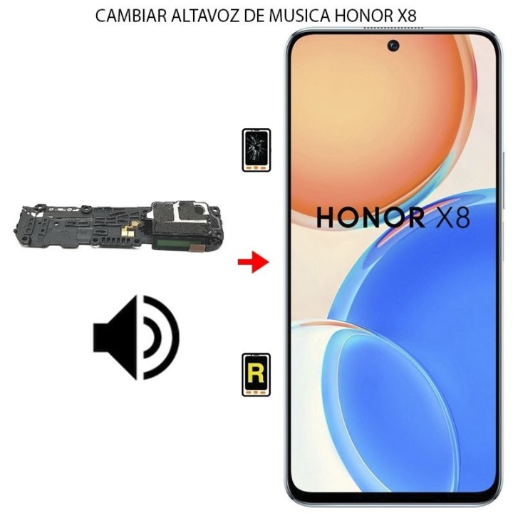 Cambiar Altavoz De Música Honor X8