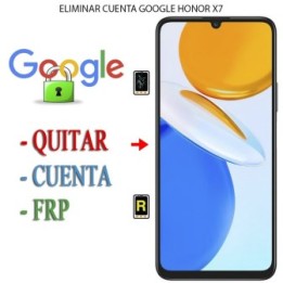 Eliminar Contraseña y Cuenta Google Honor X7