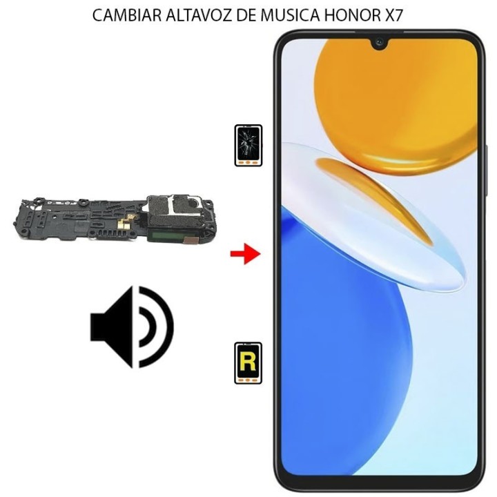 Cambiar Altavoz De Música Honor X7