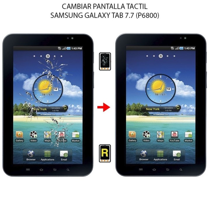 Cambiar Pantalla Tactil Samsung Galaxy Tab 7.7