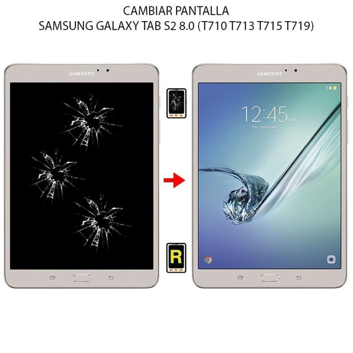 Cambiar Pantalla Samsung Galaxy Tab S2 8.0