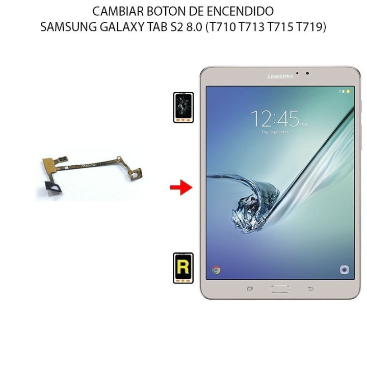 Cambiar Botón De Encendido Samsung Galaxy Tab S2 8.0